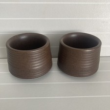 DENBY MAYFLOWER EGG CUP X2
