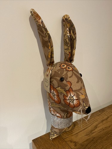 Hare rabbit head faux - rabbit,