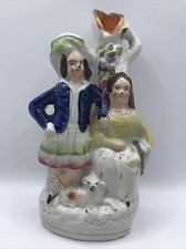 Antique Staffordshire Flat