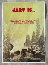 JARV IS Concert poster - Jarvis Cocker Pulp -- Glasgow 2020 tour Gig memorabilia