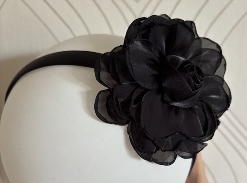 Fascinator headband black - black, new