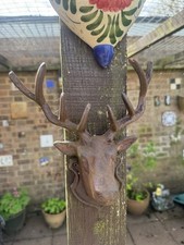 Cast Iron Stag Deer Head Wall