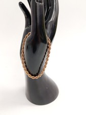 9ct Yellow Gold Twisted Rope Link Bracelet 18cm Length Hallmarked 2.51g