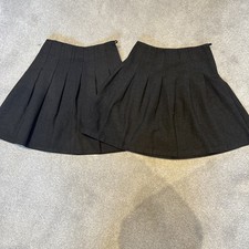 2 x Girls Grey Trutex School