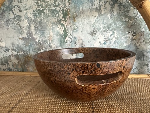 Vintage turned burl - vintage, bowl