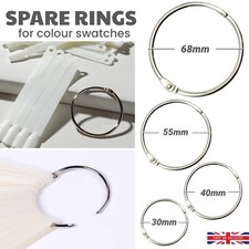 Rings for Nail Swatches Display Fake Nails Metal Binder Nail Ring Opening Hoops