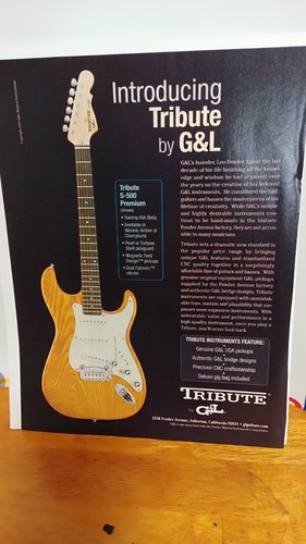 Legacy tribute 2004 guitar - g&l,