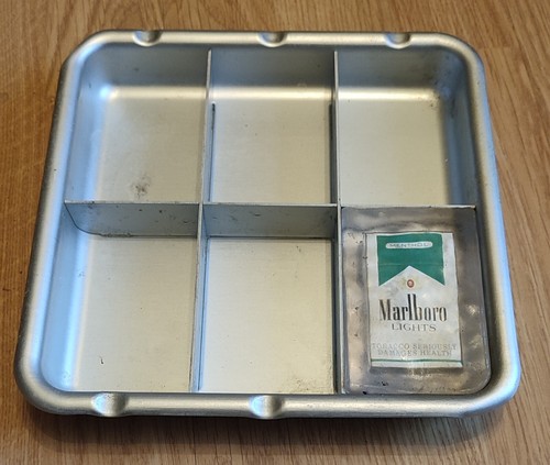 Marlboro lights ash tray - ash, tray,