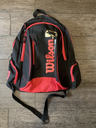 Wilson backpack black red - black,