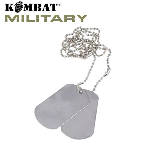 Kombat military dog tags - military,