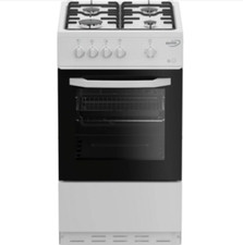 Zenith ZE501W 50cm Single Oven Gas Cooker with Gas Hob, White