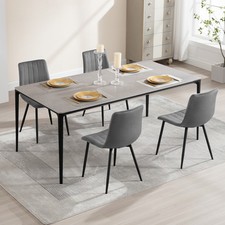 Set of 4 Velvet Dining Chairs