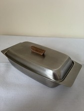 Butter Tray Vintage Stainless