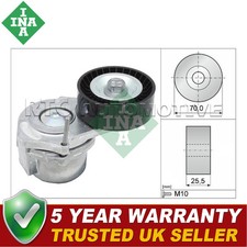 INA Tensioner Pulley Fits Vauxhall Astra Mokka / X Meriva 1.7 CDTi D TD