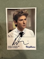 David Clencie Neighbours Hand Signed Fan Card (Danny Ramsay )