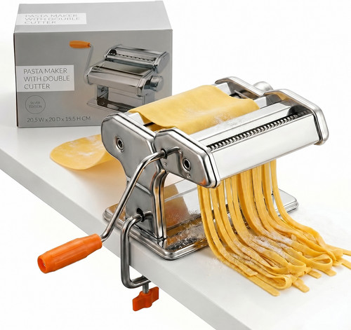 Stainless steel pasta maker - steel,