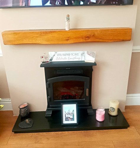 Freestanding electric fire - electric,