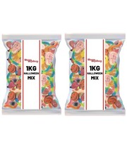 2 For £10 1kg Halloween Mix Kit | Bulk Assortment of Chewy & Fizzy Spooky Sweets