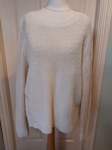 Ladies cream knitted - ladies,