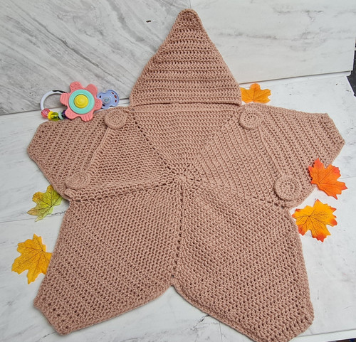 Star shaped handmade crochet - shaped,