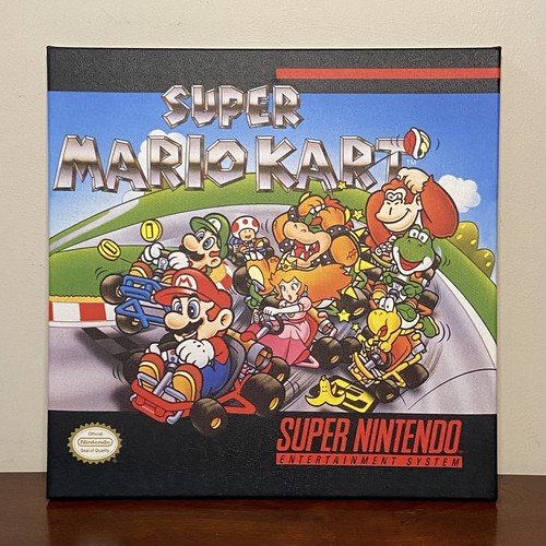 Super mario kart canvas - kart,