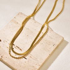 18ct Gold-Plated Double Layer