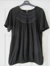 Ladies NEXT Black Short Sleeve