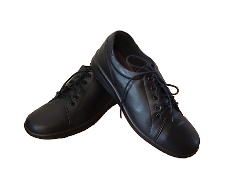 Womens next black leather - black,