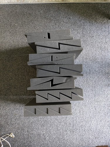 Acoustic foam tiles dark - acoustic,
