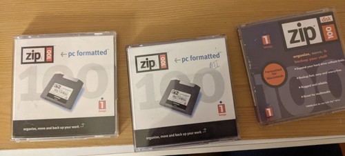 Iomega zip 100mb - disks, in