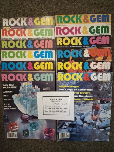 Vintage rock gem magazine - &,
