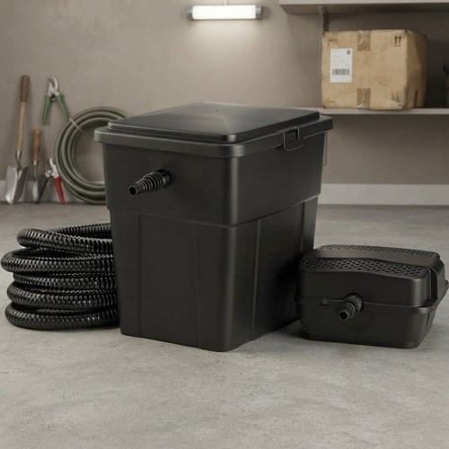 Line pond filter - pond,