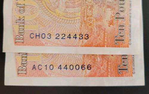 Polymer ten pound note - c,