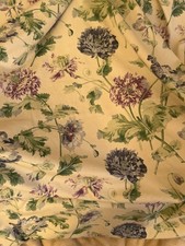 Pair vintage lined - of, curtains