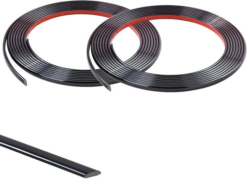 Black flexible moulding trim - black,