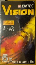 Emtec vision 180 vhs - x,