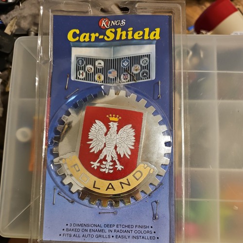 Nip poland falcon flag car - poland,