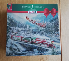 CHRISTMAS LIGHT EXPRESS Ceaco Thomas Kinkade Disney Jigsaw 500 pcs NEW