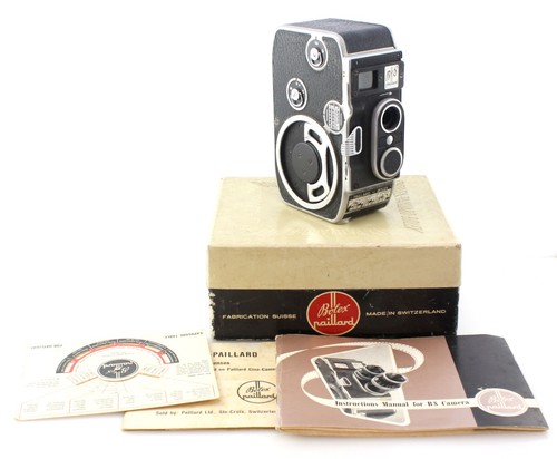Boxed bolex paillard - boxed, cine
