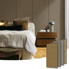 Premium Chevron Acoustic Wood