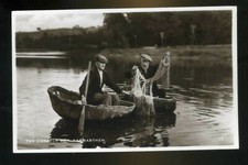 CARMARTHEN    The Coracle Men - Fishing  RP