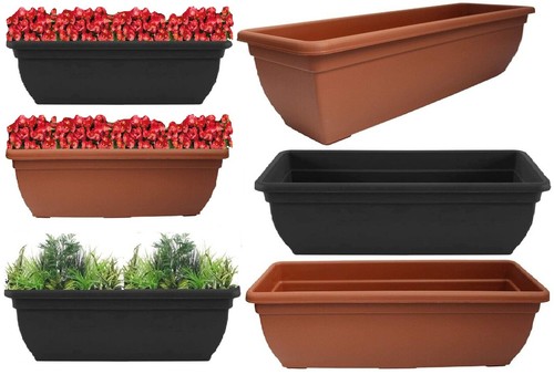 Plastic pot trough - plastic,
