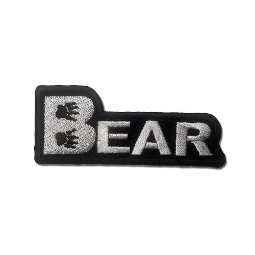 Embroidered bear with - embroidered, paws