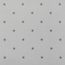 Clarke & Clarke Etoile Star Smoke Grey Cotton PVC WIPE CLEAN Tablecloth Oilcloth