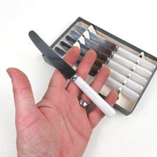 6 VINTAGE SHEFFIELD STEEL FAUX