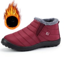 Womens Fur Lined Snow Ankle