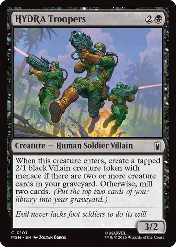 Hydra troopers 101 - hydra, common