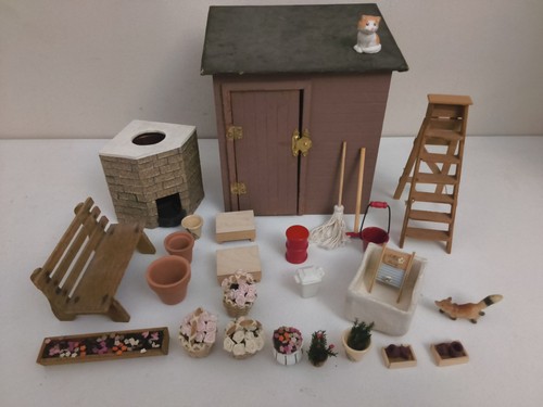 Miniature dolls house wooden - miniature,