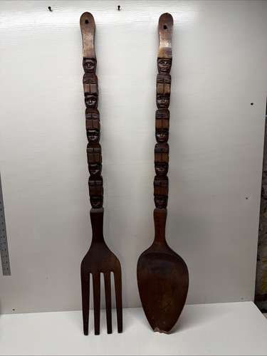 Vtg giant large fork - large,