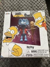 Jakks Pacific The Simpsons Itchy 2.5 Figure Brand New In Box Rare